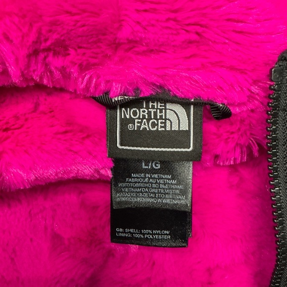 The North Face Black Jacket with Pink minky fleece interior - Picture 2 of 5